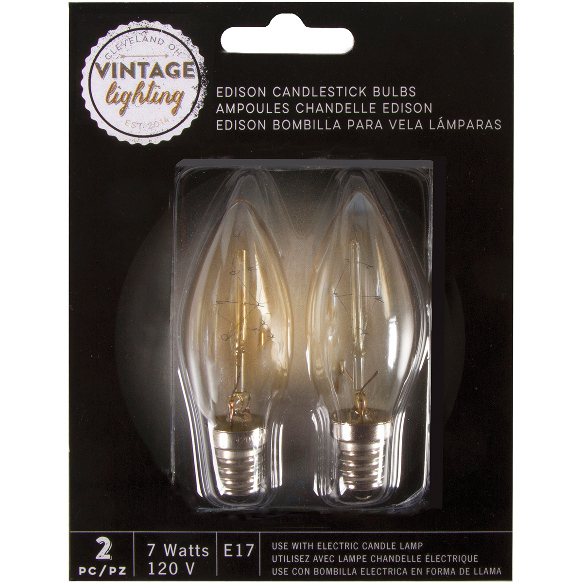 Edison Candlestick Bulbs 7 Watts - Picture 1 of 1